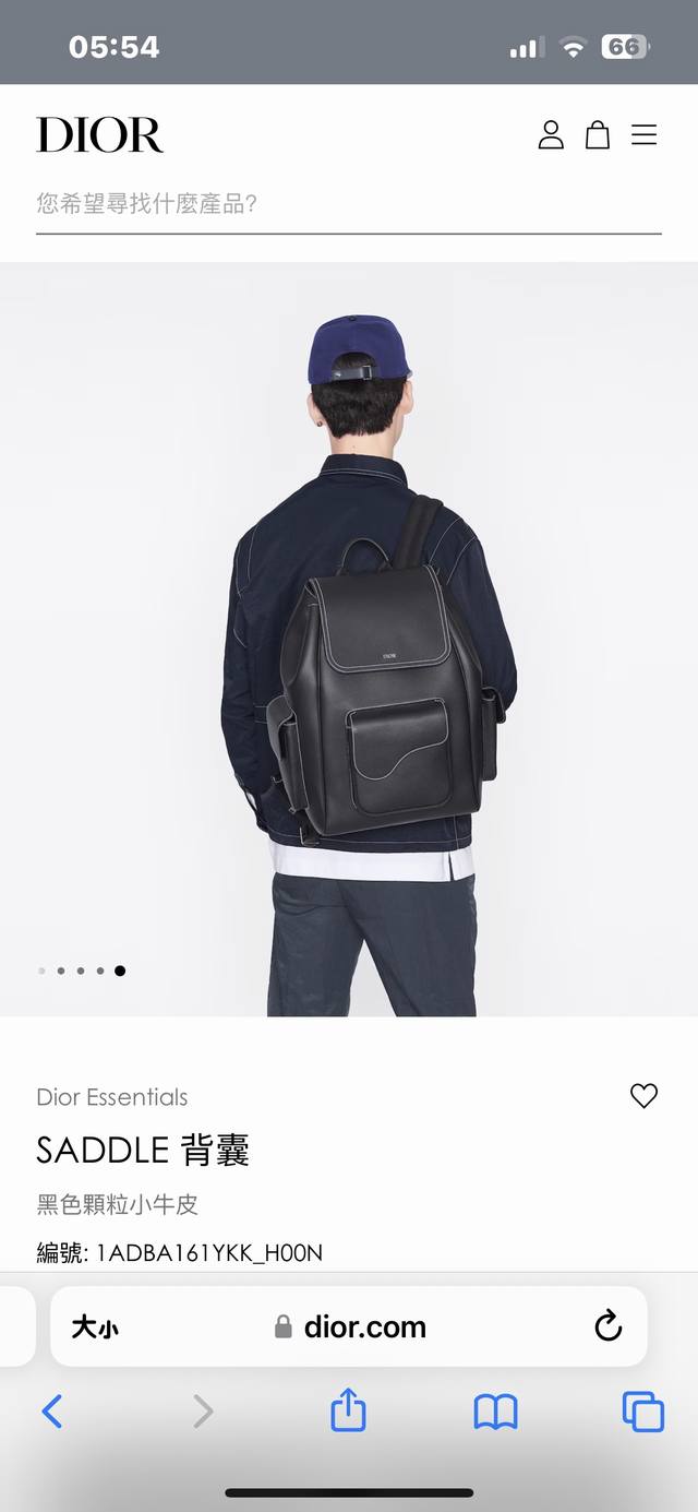Highest version on the market, welcome to compare. Dior Essentials Saddle Backpa