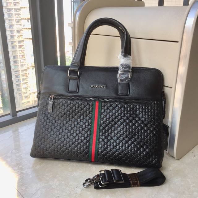 New Gucci 1177# Men's Premium Briefcase/Handbag/Crossbody Bag - Hot Selling Item