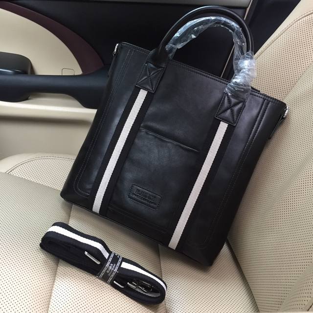 Bally Men's Premium Briefcase/Handbag/Crossbody Bag - A hot-selling Bally item.