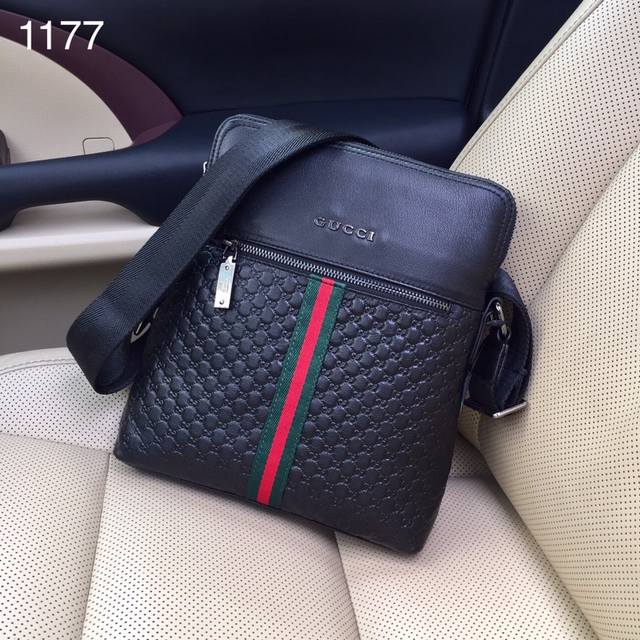 New Gucci 1177# Men's Premium Briefcase/Handbag/Crossbody Bag - Hot Selling Item