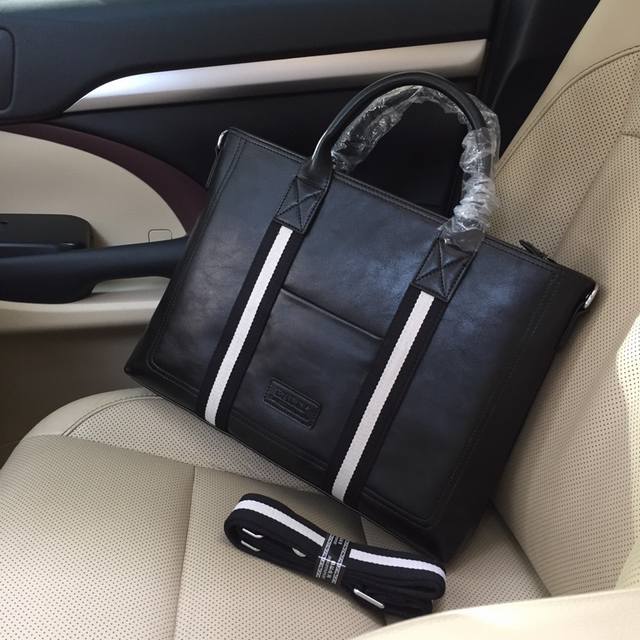 Bally Men's Premium Briefcase/Handbag/Crossbody Bag - A hot-selling Bally item.