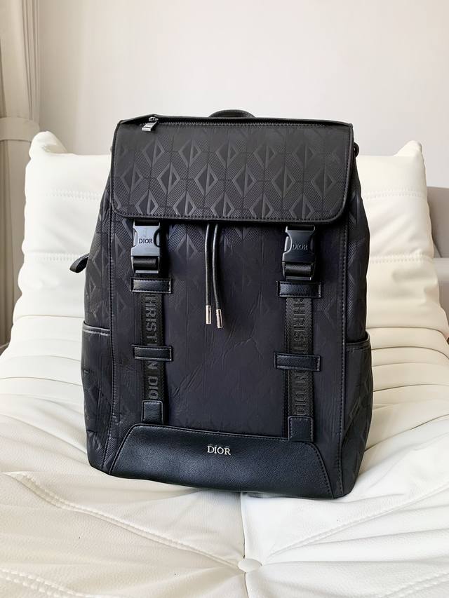 Dior Leather Backpack (Ddd) In Stock! New Dior Print Canvas Backpack with Dior L
