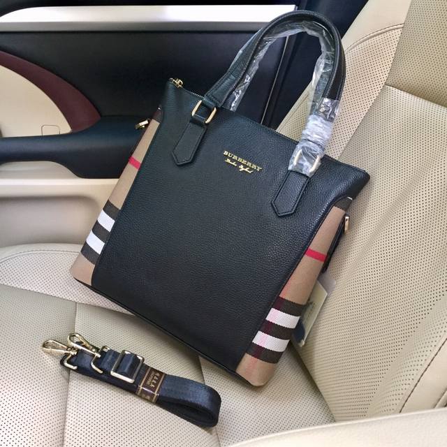 New Burberry men's briefcase, same quality as in boutiques, business style, abso