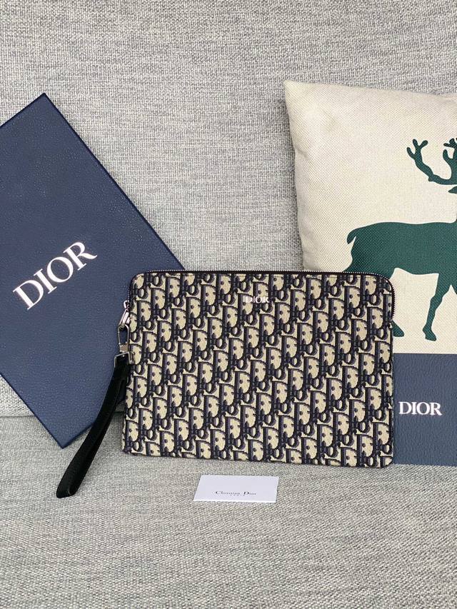 Authentic Dior Oblique clutch bag, top-quality original, available from boutique