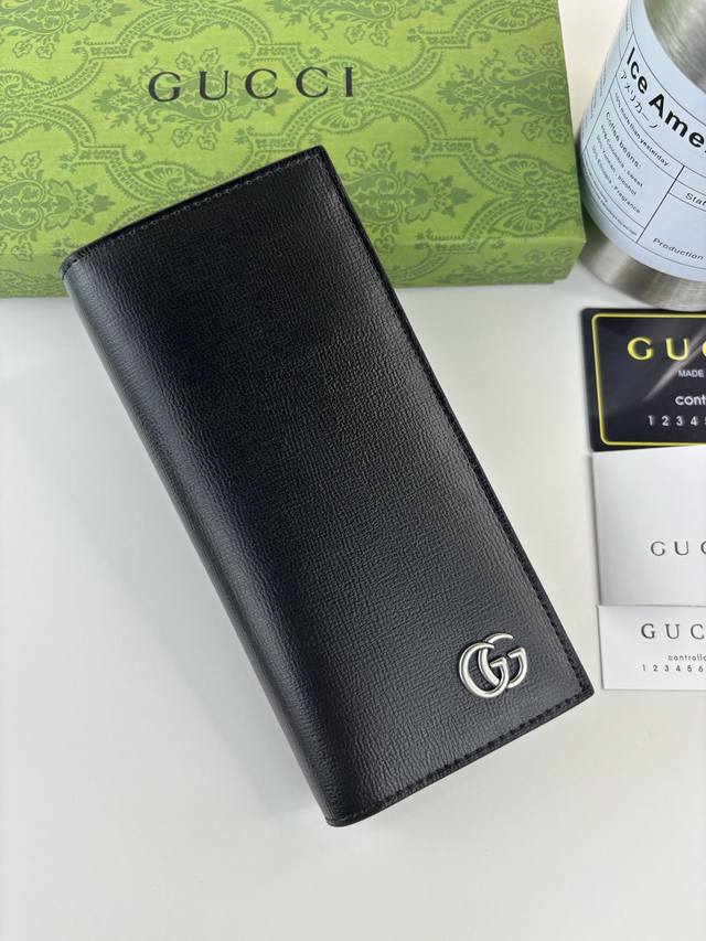 Guccl, same style as in boutiques, real product photos! Men's long wallet with s