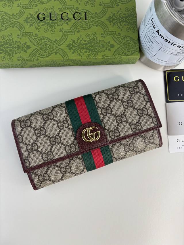 New arrival, synchronized with Guccl official website! Ophidia series long walle