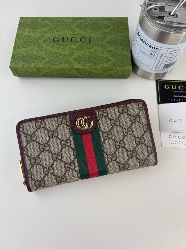 Guccl official website synchronized new arrival! Ophidia series ~ zippered walle