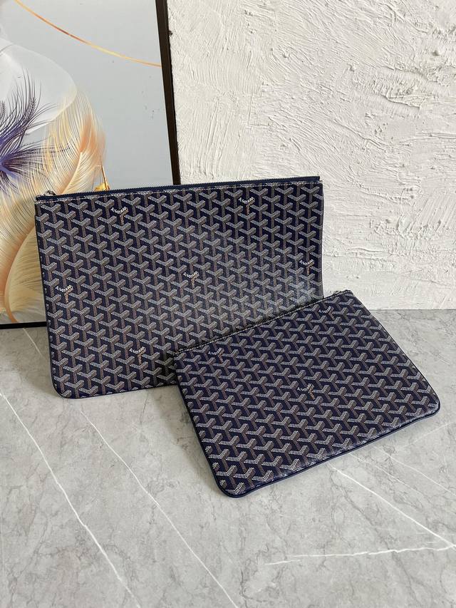 High-end original single item, large size. The small Goyar elegant clutch is the