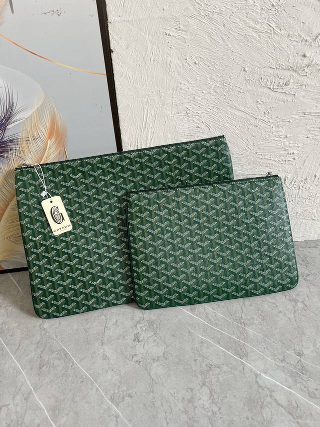 High-end original single item, large size. The small Goyar elegant clutch is the
