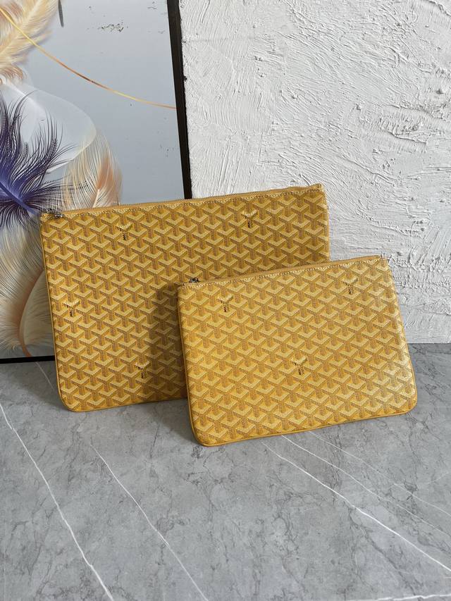 High-end original single item, large size. The small Goyar elegant clutch is the