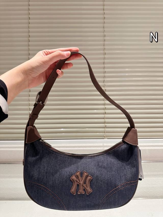Mlb Autumn New Arrival Underarm Bag Denim Size 27.13 Ddd