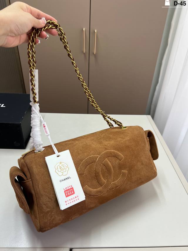 Chanel 25K is so beautiful! The suede motorcycle bag/bowling style is timeless,