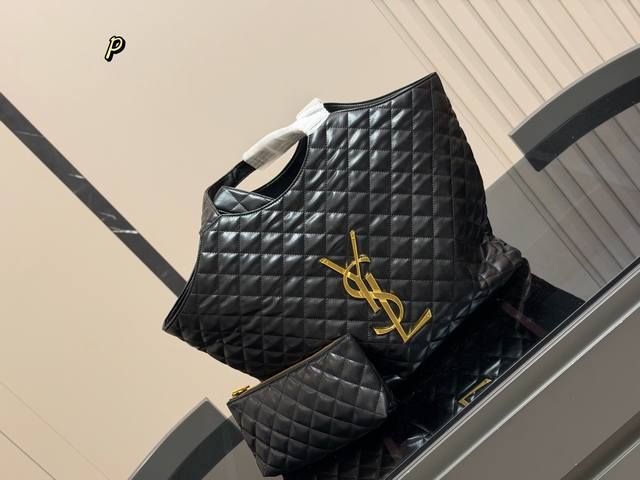 Size: 38*35Cm Saint Laurent's new shopping bag is so cute! Yslgabv quilted shopp