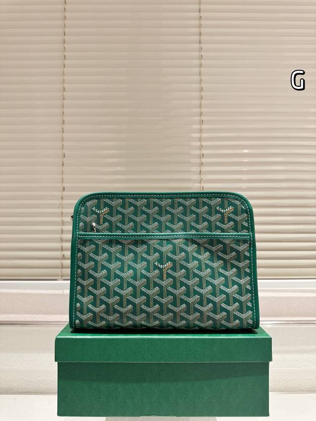 Original item. Size: 25.18cm. Goyard clutch bag. Suitable for both men and women