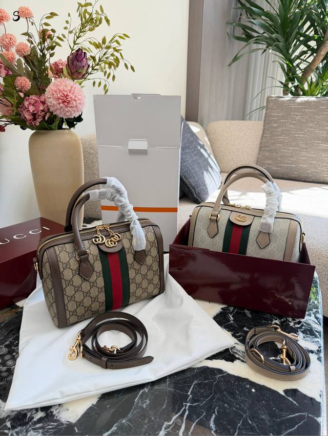 Gucci Ophidia Mini Monogram Boston Color: Sophisticated and Adorable! The retro