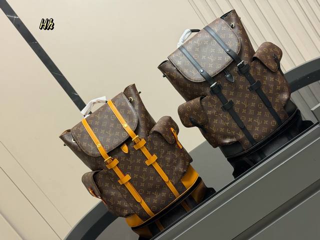 LV Backpack. Classic fabric, super nice feel. Stylish and sophisticated! You won