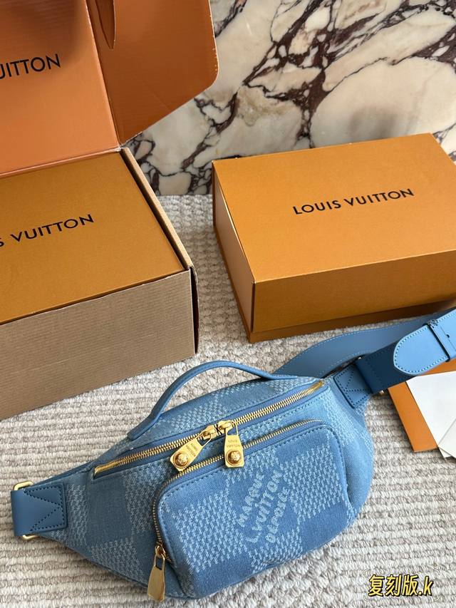 Replica Men's Bag Recommendation: LV Men's Waist Bag/Chest Bag, Top Layer Cowhid