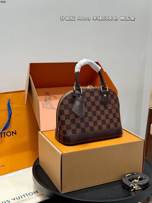 Full Gift Set, Upgraded Color-Changing Leather, All-Steel Hardware! LV Alma Mono