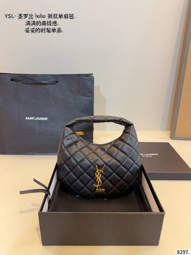 Comes with gift box. YSL Saint Laurent new Icare underarm bag. Very high-quality