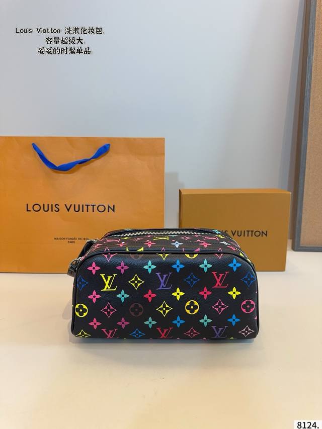 Lv 2025 New Christopher New Colorway Toiletry Bag/Messenger Bag Extra Large Capa