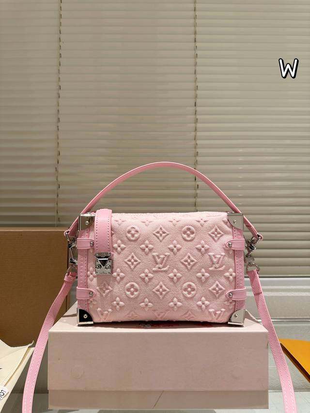 Size 24.16 Lv Side Trunk Gu Ailing Denim Box Bag Ddd