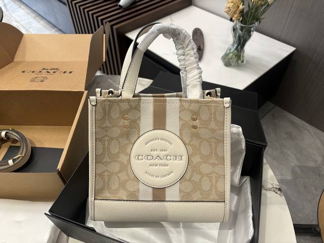 Original leather gift box packaging Coach Field Tote shopping bag in new color s