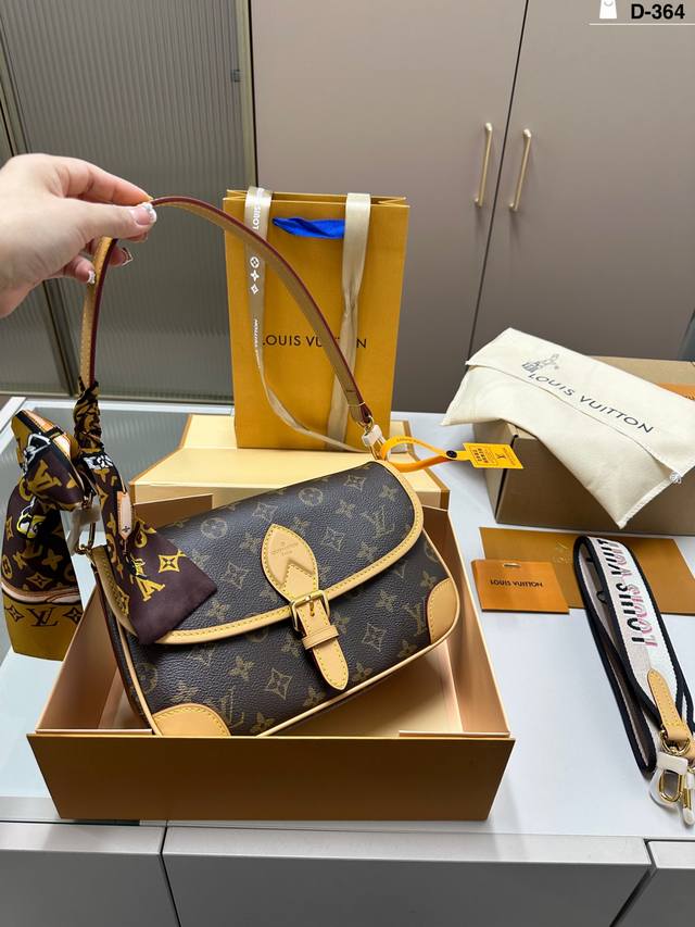 Chip version Louis Vuitton baguette bag Crossbody is not only retro and fashiona