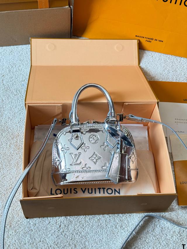 Louis Vuitton | Alma Bb Printed Leather Shell Bag (Original High-Quality Bag) Th