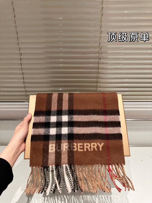 Burberry classic camel check cashmere scarf, celebrity style, 2025 edition, size
