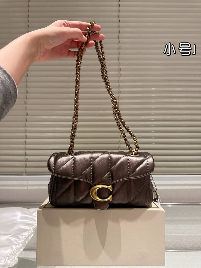 Small size 20.11 with gift box Coach Dionysus new Quilted Tabby Chain version Ta