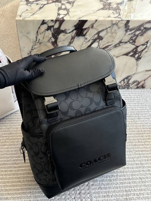 Original High-end latest "Coach Track" backpack, imported original factory fabri