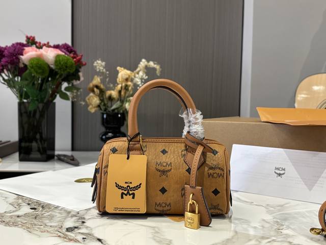 Comes with airplane case. Size: 19cm. Mcm pillow bag. Cute and playful. Can be w