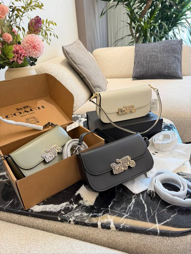 Coach New Horse and Carriage Logo Crossbody Bag New Coach Arrival in the US Made