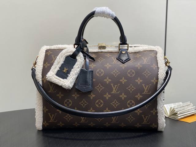 Factory Price p Top-Tier Original M26326 Monogram Plush Speedy Pillow Bag. This