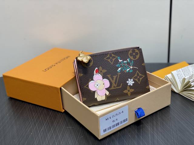 Factory Price p Top-Tier Original M15334 Silkscreen Christmas Wallet/Wallet This