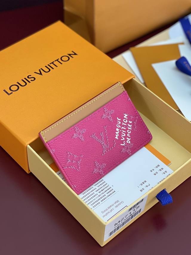 Factory Price p M27115 Silkscreened Fuchsia! Card Holder/Sleeve Coated Canvas w