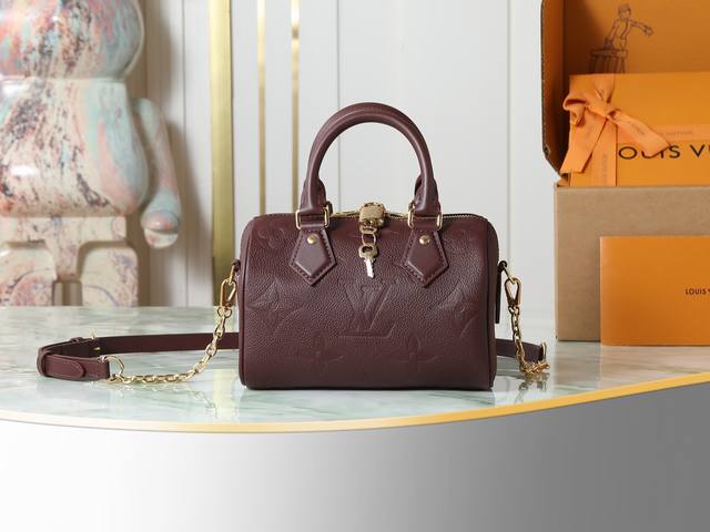 Factory Price p Top Original Individual Shot M25929 Burgundy M46397 Full Leather