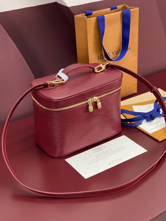 Factory Price p M25857 Purple Large! New Seasonal Nice Nano Cosmetic Bag with W