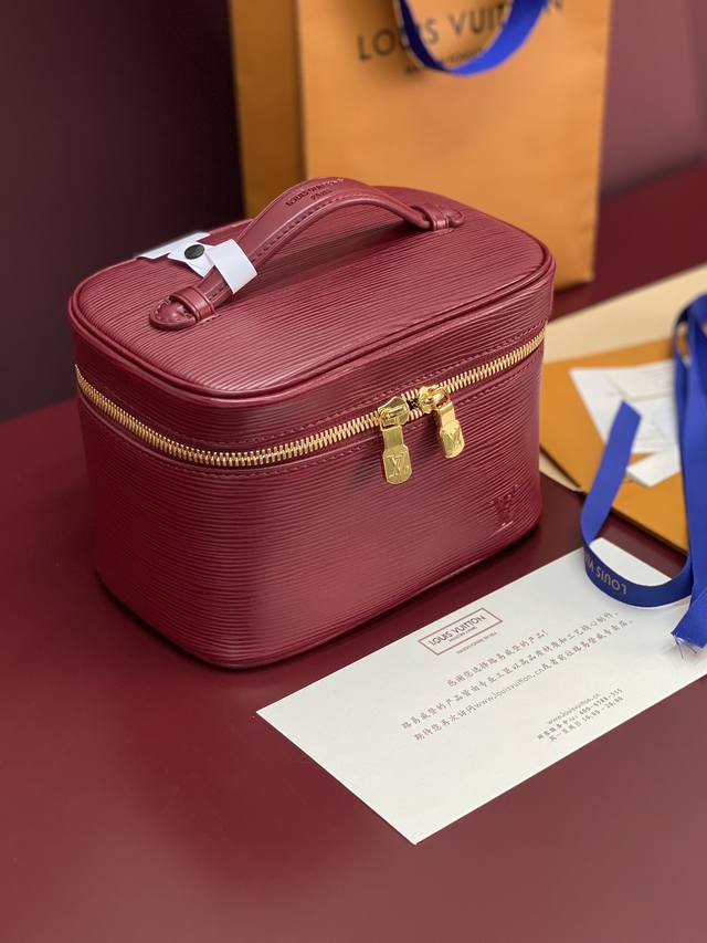 Factory Price p M25856 Purple Medium! New Seasonal Nice Nano Cosmetic Bag with