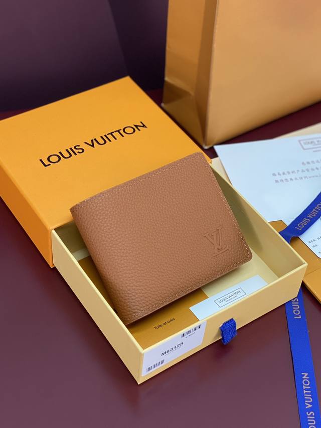 Factory Price p M83128 Tan! Embossed Logo! Multiple Short Wallet! Made of top-g