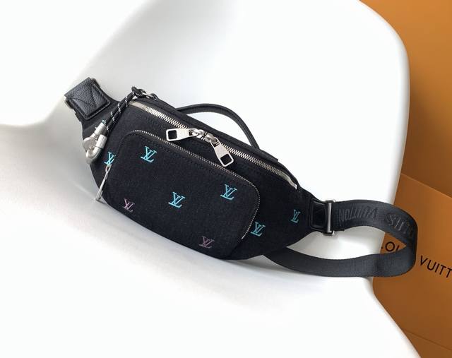 M13961 Top-quality original single-piece dynamic 163 gradient denim embroidered