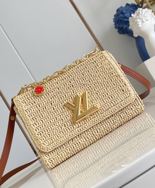 Factory Price p Top-Tier Overseas Original M14309 Medium Twist Slim Handbag. Th