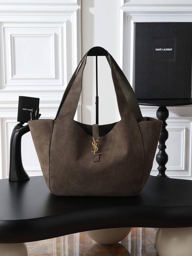 Light Musk Suede with Gold Buckle Original Factory Authentic High-Gloss Suede B