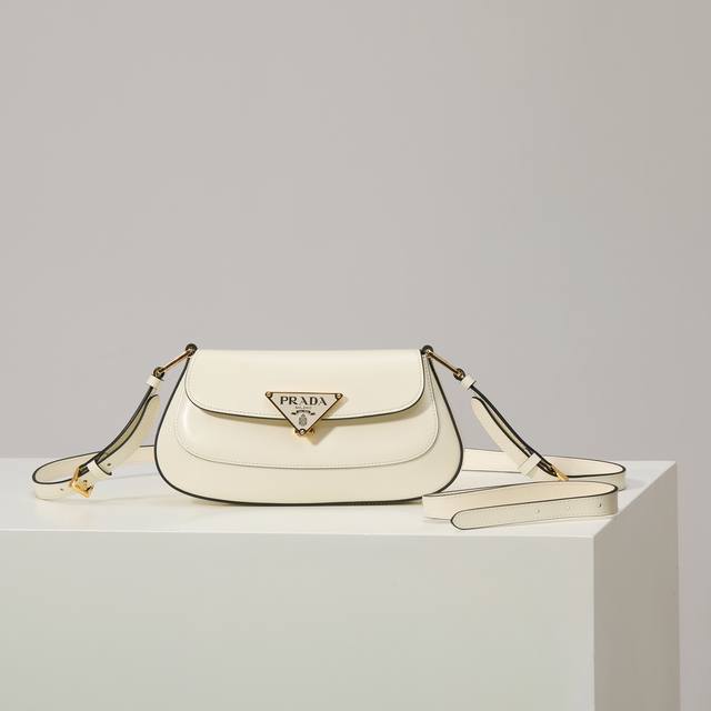 Premium Original New Shoulder Bag 1Bd345 White The smooth, curved design gives