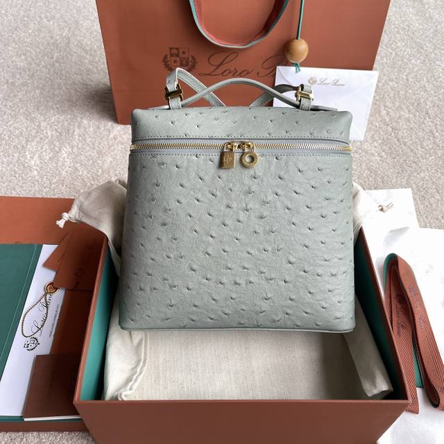 Special Price Extra Pocket Lp30 Ostrich Pattern Series#Eucalyptus Color Imported