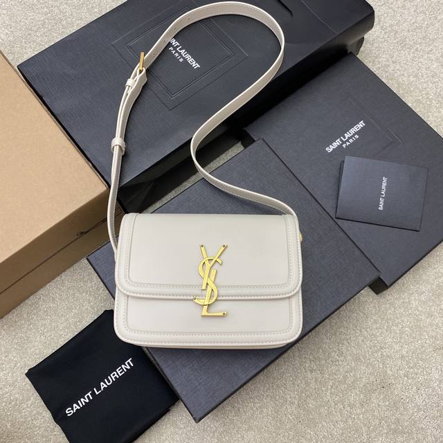 Original Leather White Toothpick Texture New YSL Monogram Color Released. A gen