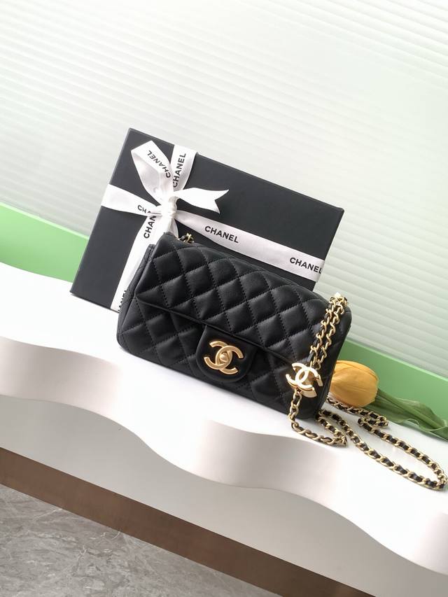 Small Medium Large 25B Double C Adjustable Buckle Square Fat Bag, Retro Style Do