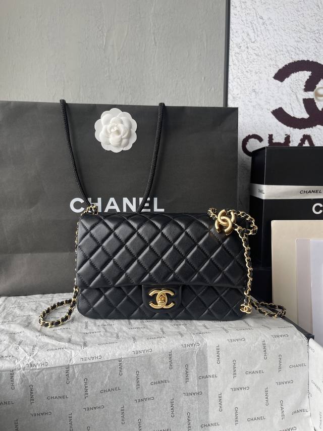 Small Medium Large Top-Tier Item_ French High-End Custom-Made Chanel 25B Exquisi