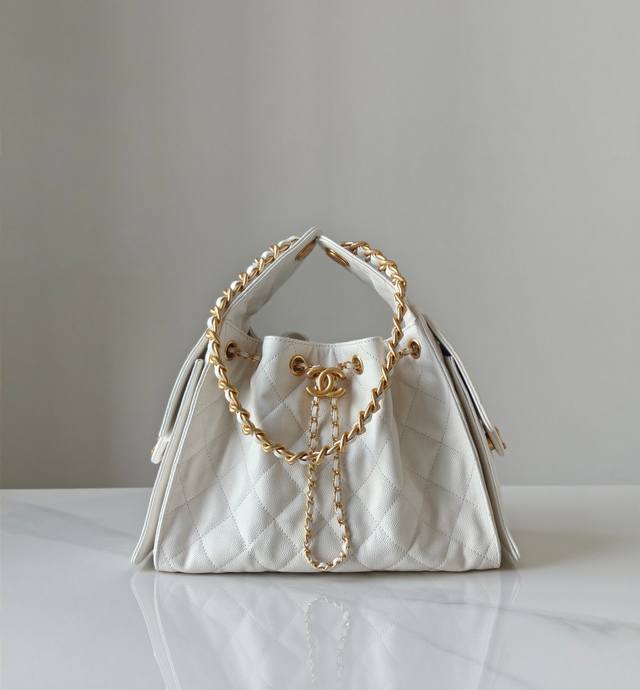 Authentic Grade Brand New Arrival Early Spring Hippie Shopping Bag Small White