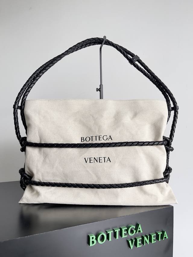 Bottega Veneta Limited Edition Rope Knot Canvas Tote Bag, Only 28 Pieces Availa
